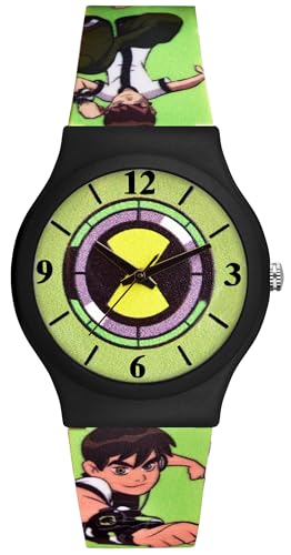Image of Acnos Character Kid's Happy Colorful Water-Resistant Durable Watch for Boys Kids Boy with Fun Designs Adjustable Strap Positive Messages Watch for Kids