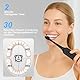Elektrische Zahnbürste schwarz - Electric Toothbrush Ultraschall-Technologie, mit 3 Modi,leise Elektrische Zahnbürste mit 240-Tage-Batterielebensdauer, Ritter Schwarz