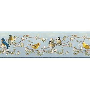 Chesapeakehtm48511blouisebluesongbirdportraitwallpaperborder7sqft Urban Country Home Decor Chesapeake htm48511b louise blue songbird portrait wallpaper border 7 sq ft urban country home decor