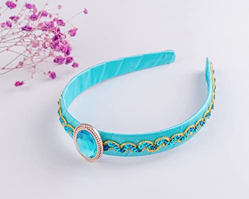 Furutonhe FTH-ACJS-BLUE Princess Costume Headband Halloween Party Dress Up Accessories thumb #3