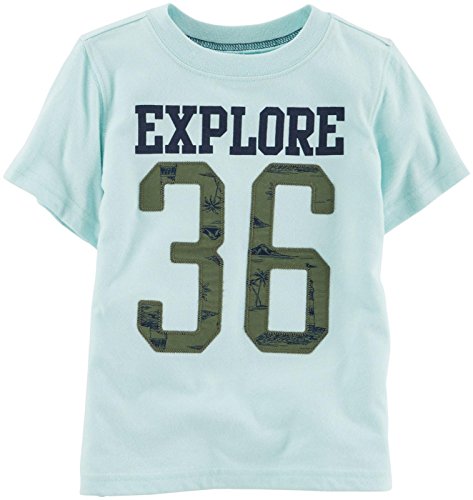 T-shirt graphique bébé garçon bleu 3 mois anti irritation coton doux