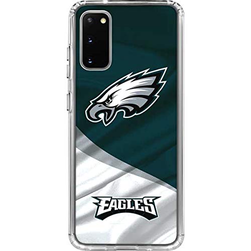Skinit Clear Phone Case Compatible with Galaxy S20 - Officially Licensed NFL Philadelphia Eagles Design