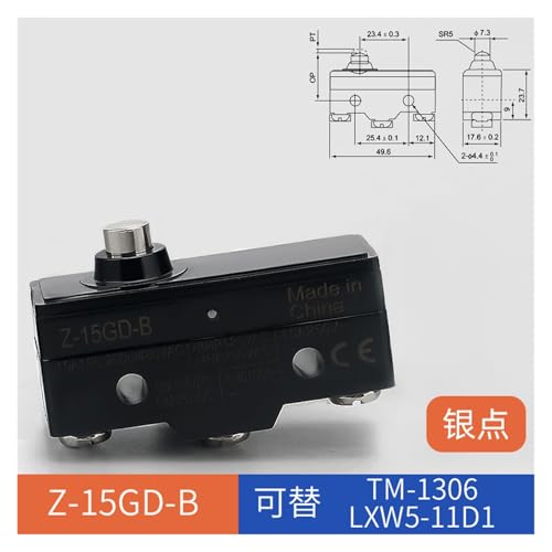 Micro interrupteur Z-15GW2-B fin de course à réinitialisation automatique - 2