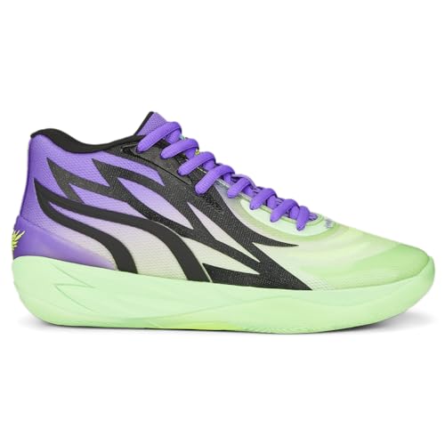 PUMA Mens Mb.02 R&M Basketball Sneakers Shoes - Green - Size 17 M