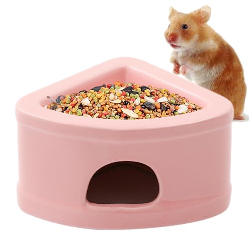 Halm Ceramic Hamster House, Hidden House for Hamster | Grotta Semi-fermentata per nascondigli per Animali, per alloggi Multifunzione per LEMM