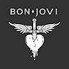 All+Every Bon Jovi Dagger Heart Logo Women's T-Shirt Charcoal #1