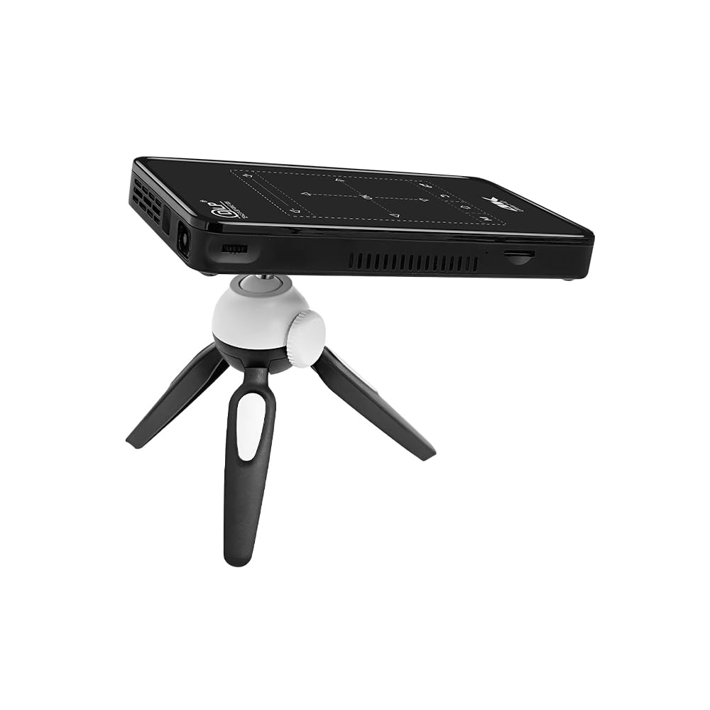 OBA Proiettore DLP Tascabile P09-II, 4K Ultra HD, Android 9.0, Amlogic T972, WiFi Dual Band 2.4G/5G, Batteria 4000mAh, Correzione Trapezoidale, Touch Panel