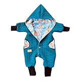 Hergestellt in Deutschland Overall Zopfstrick petrol Fuchs (80)