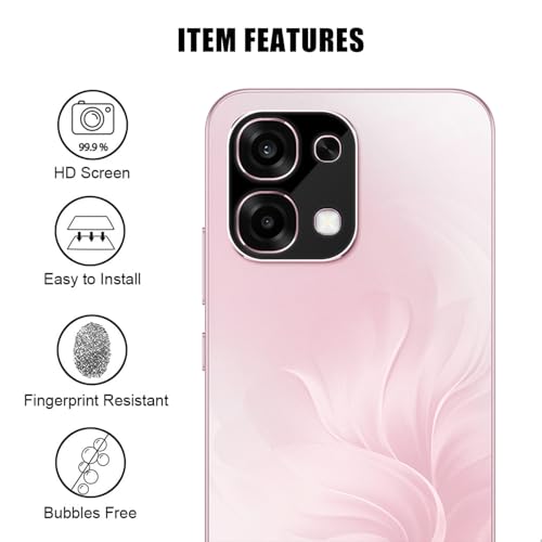 Image of 4youquality Back Camera Lens Protector Compatible with Oppo F31 5G (1 Pack) | 9H Tempered Glass Camera Guard | Military-Grade Anti Scratch Protection | Ultra Clear HD Lens Film | Bubble-Free Easy Installation | Case Friendly