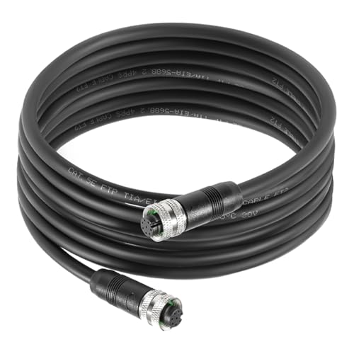 YCCOREE 720073-5 15 Foot Boat Ethernet Cable AS EC 15E Replace for Humminbird, Fit for Helix 15 12 10 9 8 7 and 1100 900 800 700 Series