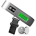 Newbuuloo Bilancia digitale per valigie, portatile, Bilancia per Valigie con display LCD retroilluminato, funzione tara, MAX 50 kg, 110 lb, Comodo per i viaggi, la vita quotidiana, la pesca