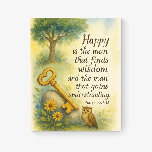 Proverbs 3:13 Finds Wisdom Gains Understanding | Religious | Scripture