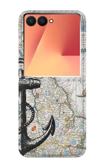 Amazon.com: jjphonecase RW1962 Nautical Chart PU Leather Flip Case