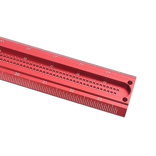 Regla escuadra y buscador de ángulos de aluminio miniatura 7