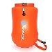 Ksnnrsng Saferswimmer Swim Bubble -Boa di Sicurezza per Il Nuoto in acque libere con Tasca Impermeabile (Arancione)