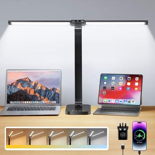 One Fire Desk Lamp with Adjustable Brightness and Colour