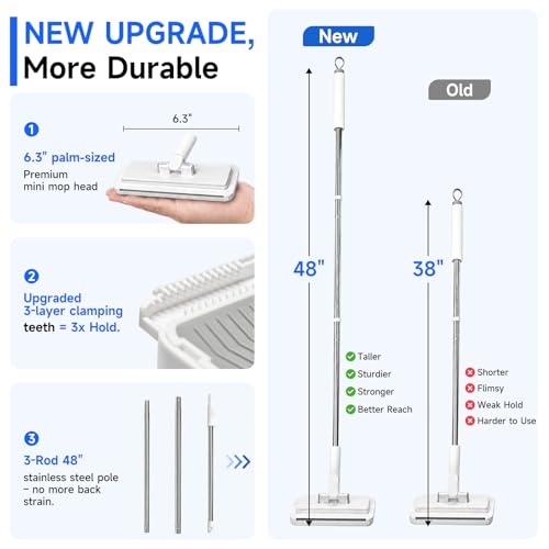 Image of New Snap On Mini Mop with Narrow Head