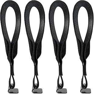 Voroly 4pcs Car roof Top Bag Hook Rooftop Cargo Tie Down Hook Straps for Strapping Down Any Car Top Luggage. Waterproof, Attaches to Car Door Frame-image-26