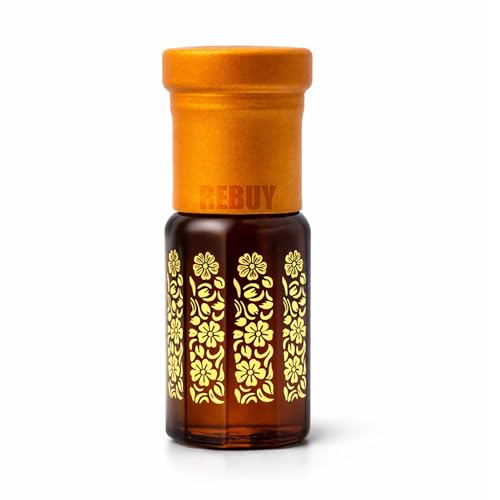 REBUY Rose Oud Premium | Rose Perfume Oil Floral Attar for Men & Women, Long-Lasting Natural Scent, 3ml Unisex Perfume Essential Oil