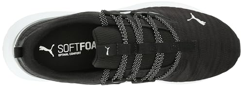 PUMA Womens Softride Harmony Cross Trainer, Womens Black Womens White, 10