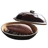 焼きいも器 陶器製 電子レンジ専用 天然石焼き芋焼き器 陶製焼きいも器 家庭用 調理器具