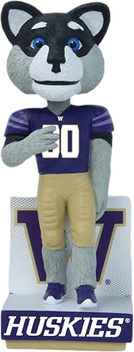 Harry The Husky Washington Huskies Mascot Bobblehead College