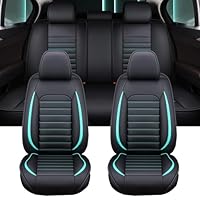 Autostoelhoezen complete set voor Hyundai i20 5-Door/i20 N 5-Door BC3 GB PB 2009-2025, alle weersomstandigheden lederen waterdichte interieurbeschermer accessoires,Black-Coffee