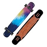 KOMPLETTES SKATEBOARD: Professioneller Longboard-Skateboard-Cruiser, geeignet for Skater aller Niveaus. Tolle Kombination aus Bewegung und Spaß, vollständig tragbar und ideal for Anfänger oder Fortgeschrittene.