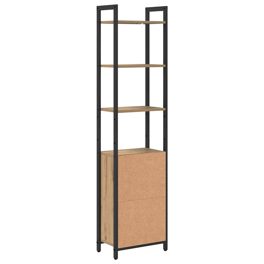 Generisch Bücherregal Artisan-Eiche 40 x 24 x 161 cm Holzwerkstoff,Möbel,Regalsysteme,Bücherregale Bücherschränke-883855