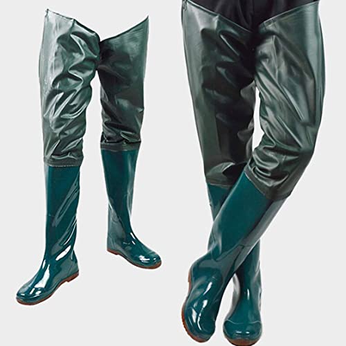 Cuissardes de pêche antidérapantes et imperméables avec bottes à boucle - 7