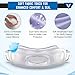 2 Pack Replacement Nasal Cushions for AirFit N30i & AirTouch N30i, Soft Silicone Cushions for a Comfortable Fit and Enhanced Seal, Improved Fabric CPAP Nose Pillow - Purple (Wide)