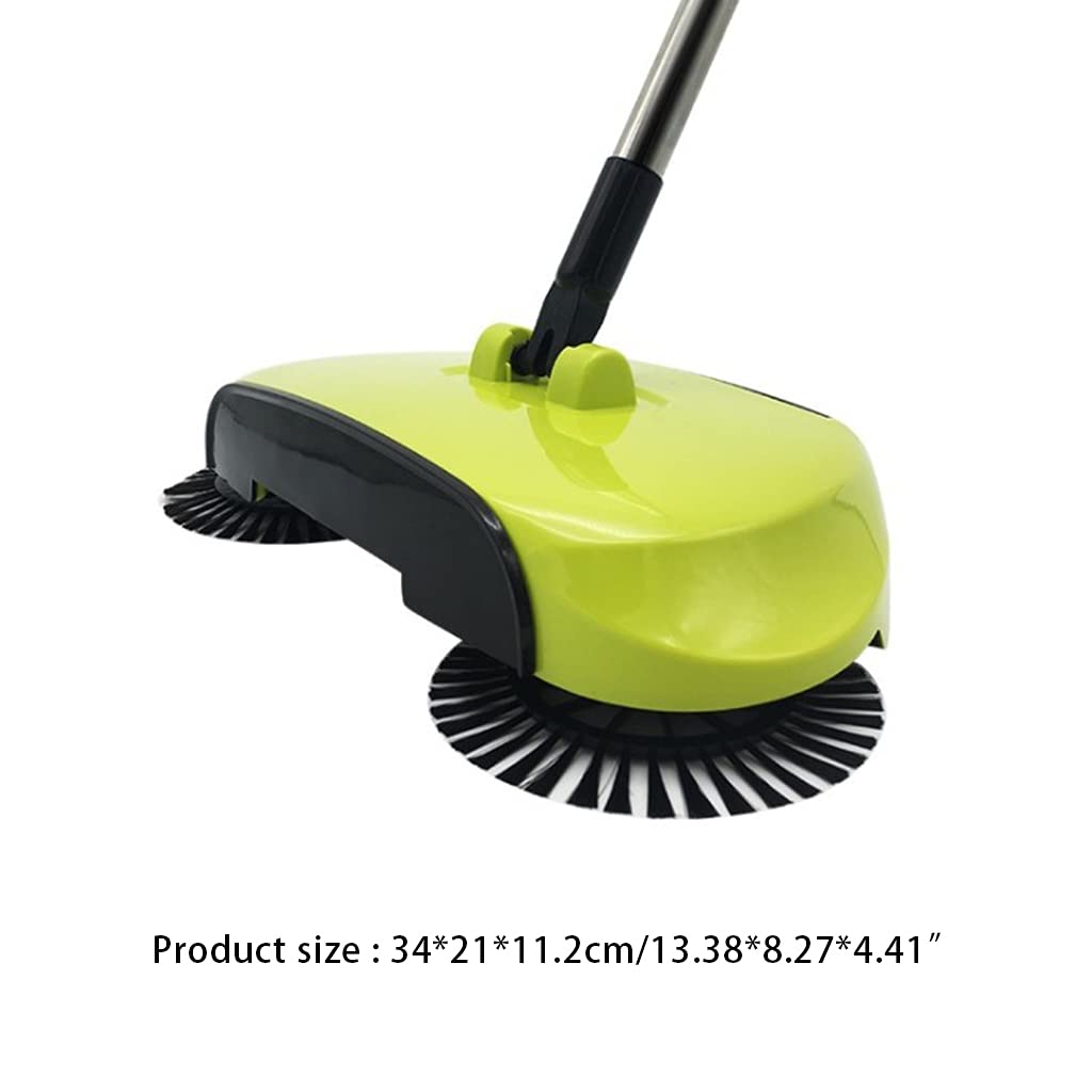 Machine de Balayage Manuelle Multifonction, Balai Rotatif à 360 degrés, Outil de Nettoyage Non électrique pour Balai et Pelle à poussière