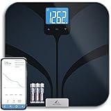 Greater Goods Bluetooth Connected Bathroom Smart Scale, Measures & Tracks BMI, Lean Mass, Water Weight, & Bone Mass, Extra-Large, Backlit LCD Screen, Auto-Calibration & Auto-Off