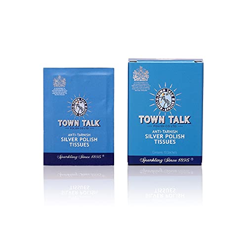 Silver Polish Tissue Sachets (Box of 10) by Town