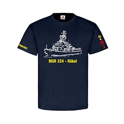 T-shirt NVA Volksmarine MSR 324 bleu pour vos sorties décontractées