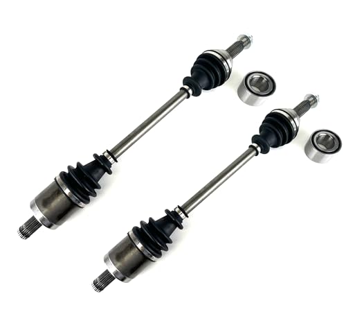DTA 2 Front CV Axles & Wheel Bearings Compatible with 2007–2025 Club Car XRT 1550, Carryall 1500 1700 – Replaces Axle OEM 103762201 & Bearing OEM 102464301