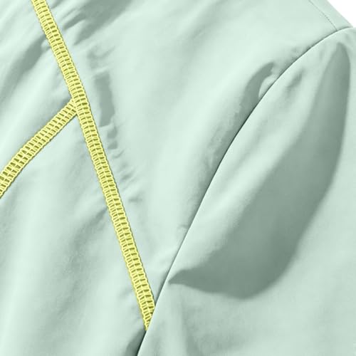 fartey Mens Sports Jacket Waterproof Hooded Windproof Outerwear with Pocket - image 4