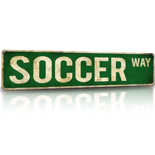 Rasonus Soccer Gifts for Boys 8-12 Men Soccer Poster Wall Decor for Girls Room, Vintage Sports Decor...