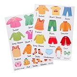 Möbelaufkleber für kommoden: sie können sie ihren kindern schenken und ihnen beibringen, ihre kleidung selbst zu ordnen. abnehmbares klebeetikett