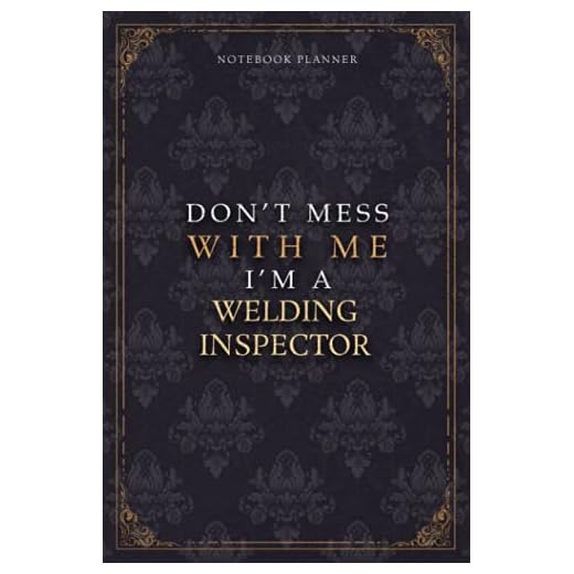 Welding Inspector Notebook Planner