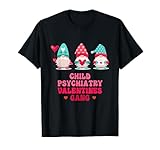 Kinderpsychiatrie Zwerge Krankenschwester Valentinstag T-Shirt