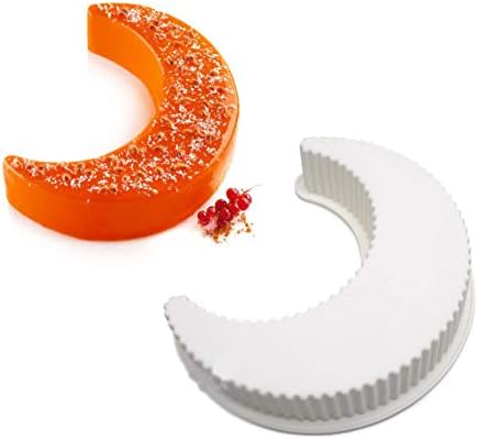 XiaoShenLu Silicone Mold 3D Bakeware Dessert Mousse DIY Mould, Moon