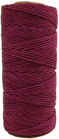 Organic Cotton Plus 100% Hemp Cord - 68 Yard Spool - Aqua image 4
