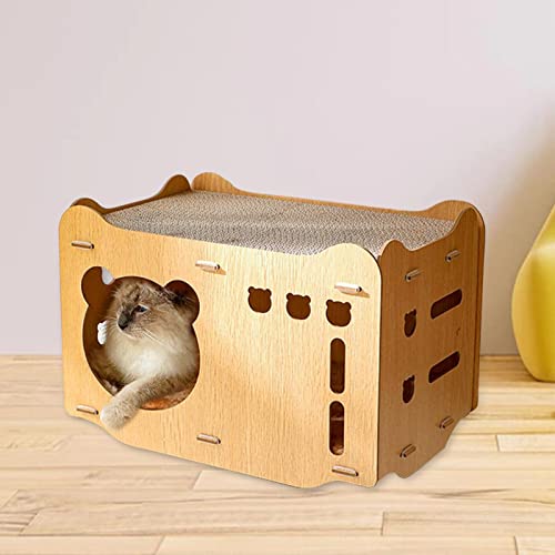 figatia Papelão Cat House Grind Resistente Ao Desgaste Almofada para Arranhadores Cama para Gatos Pl