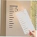 SHOWERORO 7pcs Boy Girl Height Tool Growth Chart Scale Plastic Chart Ruler Stencil for Boys and Girls Growth Tracking