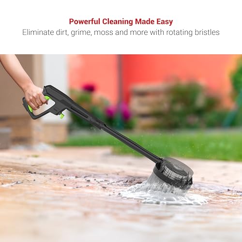 Image of DYLECT Rotary Brush Kit for High Pressure Washer - Spinning Brush Head for Deep Cleaning | Gentle on Paint, Tough on Dirt (Compatible with All dylect Pressure Washer only)