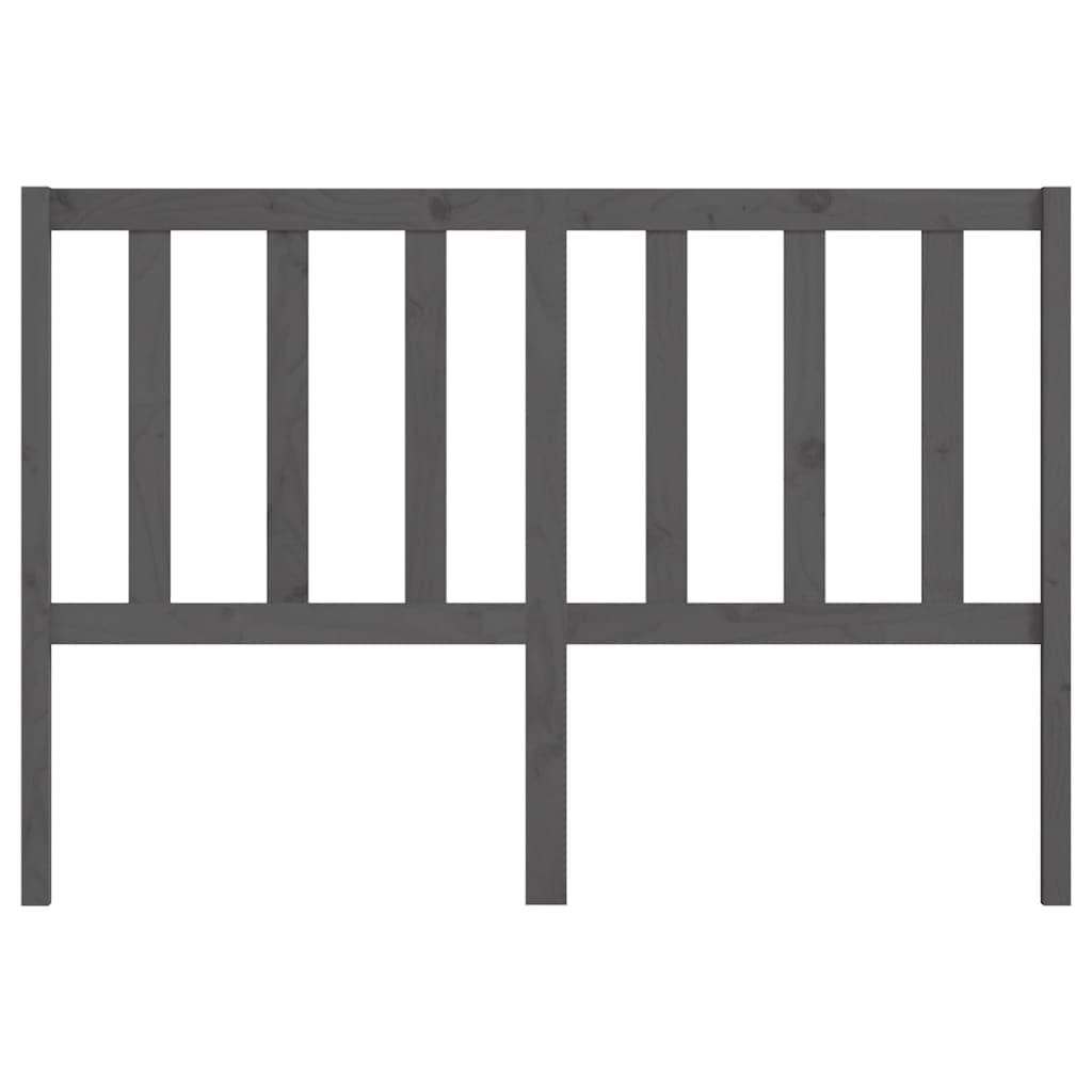 Testata della camera da letto Testiera per camera degli ospiti Spalliera letto matrimoniale Testiera per Letto Grigia 166x4x100cm in Legno Massello di PinoAdatto per hotel, agriturismo, salone