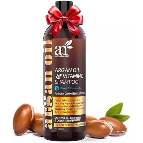 artnaturals Argan Hair Growth Shampoo - (16 Fl Oz / 473ml) - Sulfate Free - Treatment for Hair Loss, Thinning & Regrowth - Men & Women - Infused with Biotin, Argan Oil, Keratin, Caffeine Cover