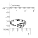 Imagen de WithLoveSilver de plata de ley 925 aro Ouroboros serpiente serpiente anillo