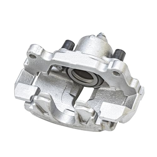 Image of Detroit Axle - Front Right Brake Caliper for Audi A1 A3 TT RS TTS Quattro | VW Bora Jetta Beetle CC Eos Golf GTI Passat, Passenger Side Disc Brake Caliper w /Bracket Replacement